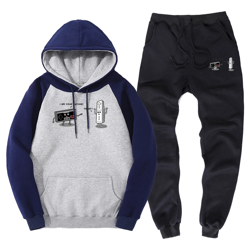 

I Am Your Father No Print Men Hooded Trend Fleece Sweatshirt Warm Casual Street Pullover Creativity Full Sleeve Streetwear Suits