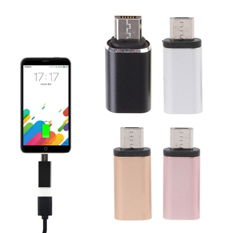 Адаптер-преобразователь данных USB 3.1 Type C мама-Micro 2.0 Тип B папа |