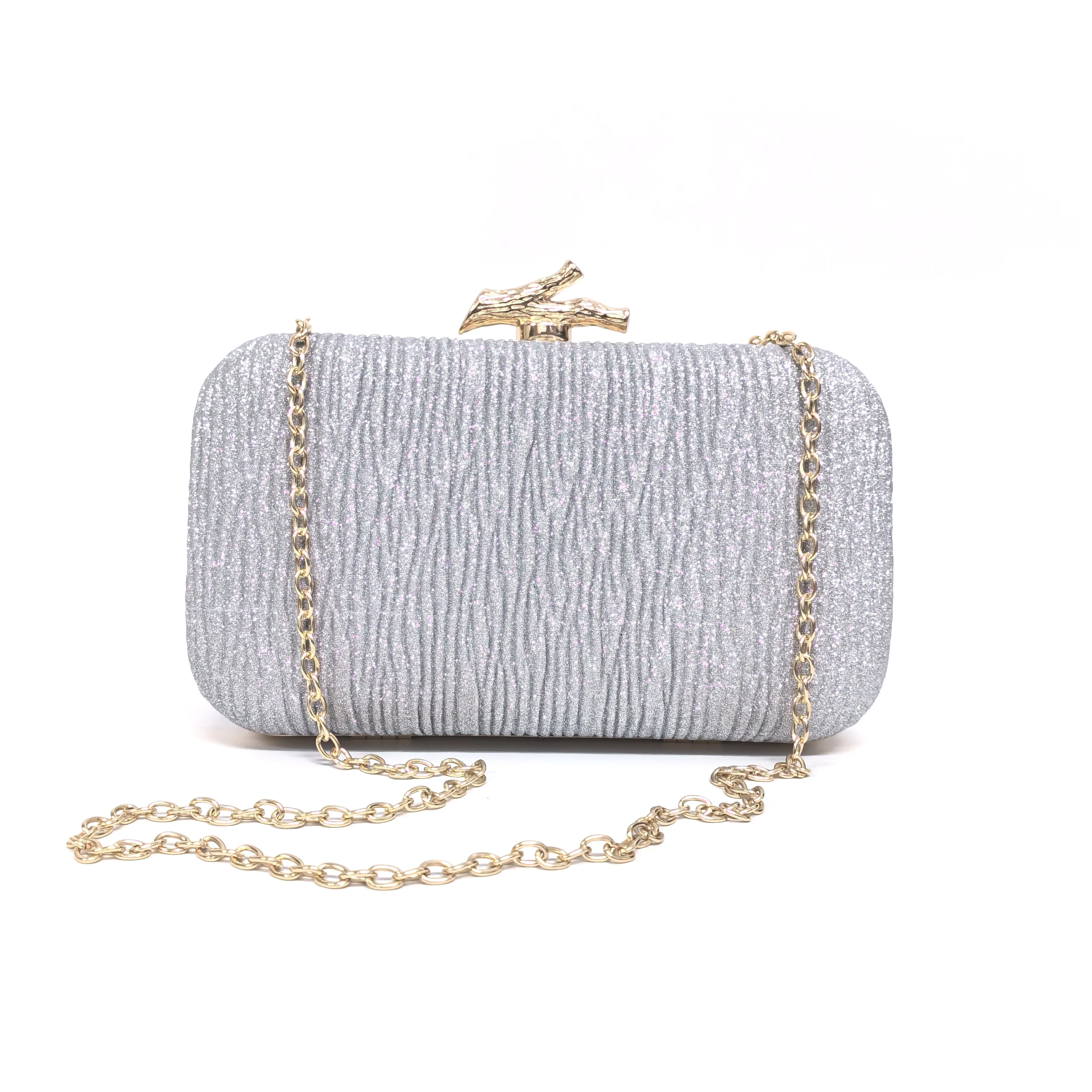 Супер Блестящий Вечерний Клатч Из Звездной Ткани Женская Сумка Плиссированная