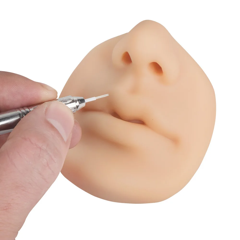 Мягкие силиконовые 3d-аксессуары для практики нанесения татуировок в губах носу