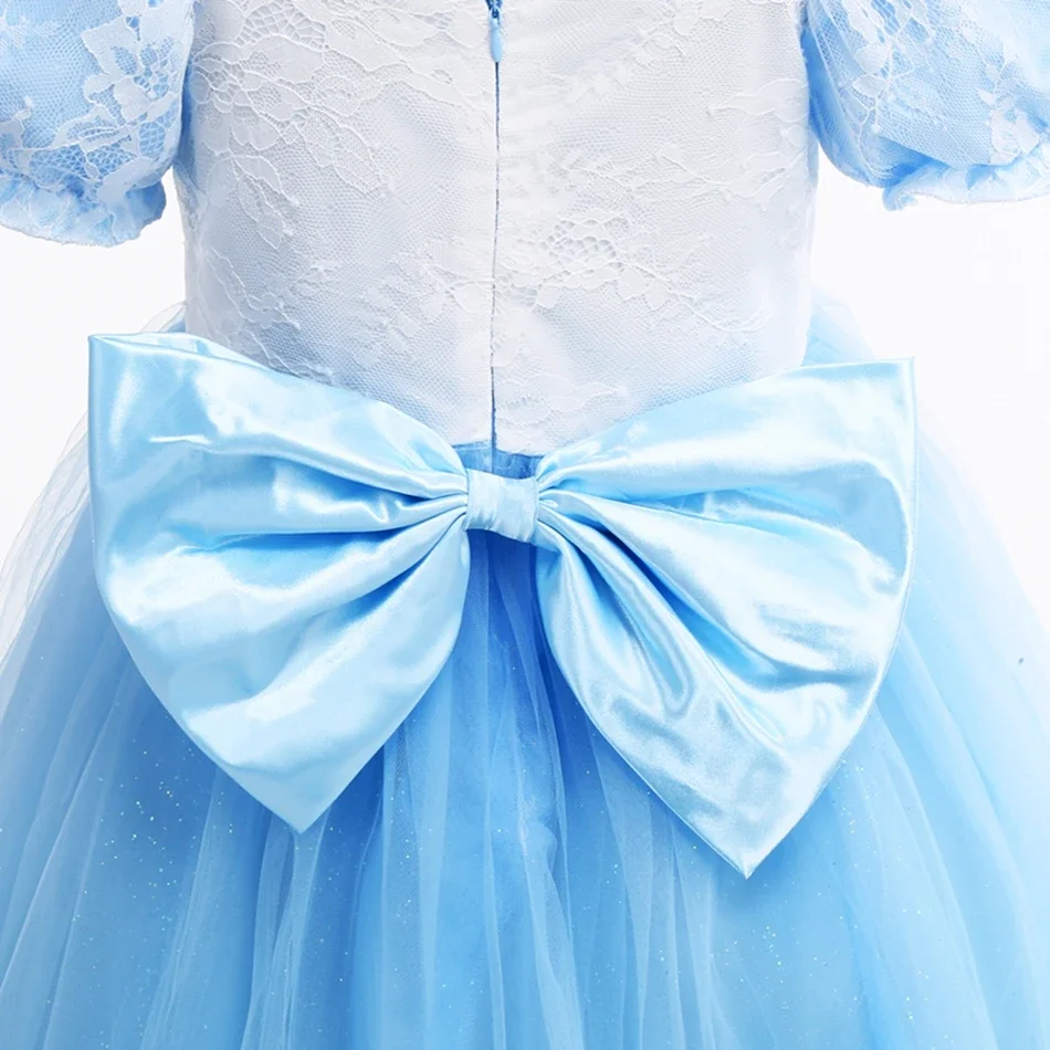 Платье Золушки детское платье с цветочным узором на день рождения вечерний