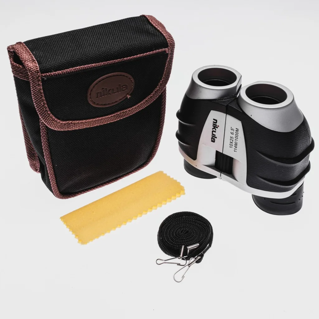 

10x25 Nikula binoculars toba handheld binocular long range folding Mini telescope 114m HD powerful binoculars long range folding Mini telescope