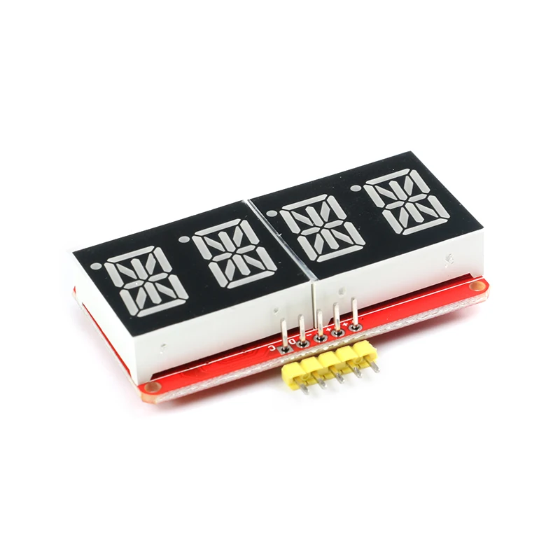 Светодиодный дисплей 0 54 дюйма 4-битный цифровой модуль-трубка HT16K33 I2C IIC