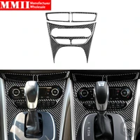 for ford escape kuga 2013 2016 real carbon fiber car gear frame shifter panel interior trim cover style car accessories stickers