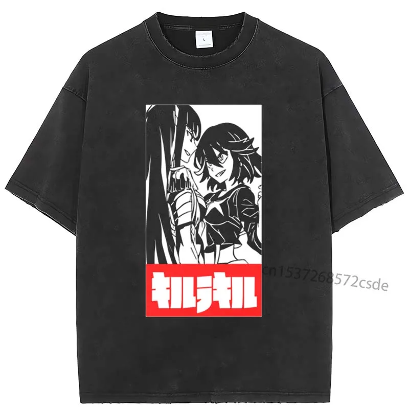 

Мужская одежда Obey That Kill la Kill, Мужская футболка с японским Аниме Манга, хлопковая футболка, мужские футболки высокого качества, графические футболки
