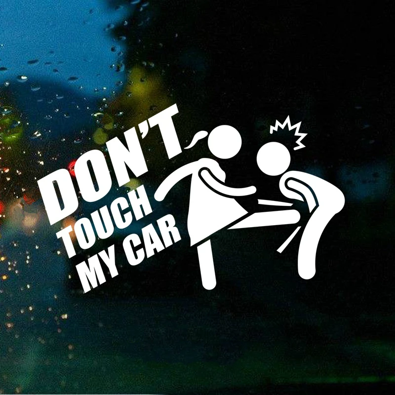 LYKX Don't Touch My Car забавная Автомобильная наклейка автомобильные аксессуары