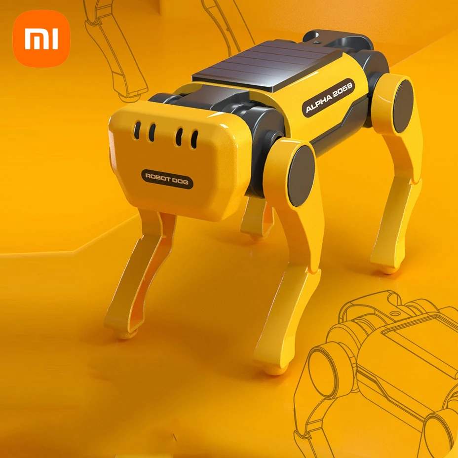 Xiaomi Youpin-rompecabezas eléctrico para niños, juguete mecánico con energía Solar, puzle biónico inteligente para perros
