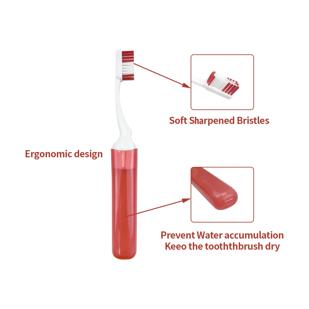 Складная зубная щётка для путешествий 5 шт