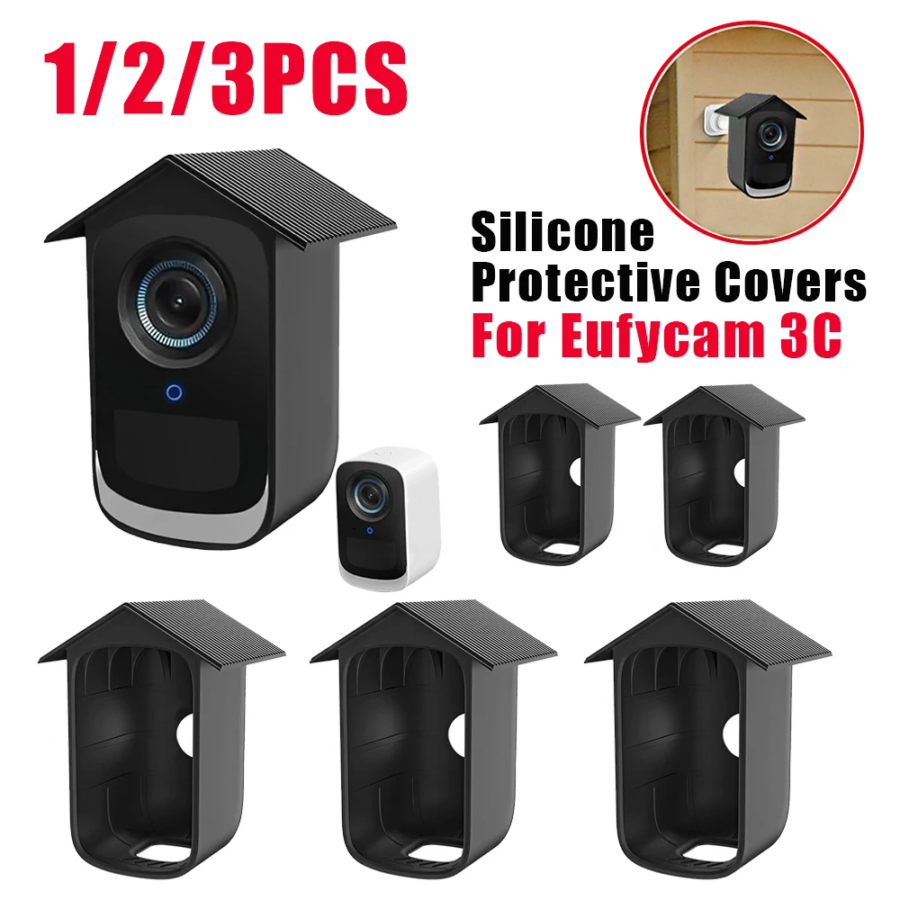 Силиконовая задняя крышка для EufyCam 3C уличная защита от ультрафиолета