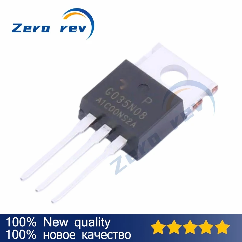 

5Pcs 100% New HYG068N08NR1P G068N08P HYG065N15NS1P G065N15P HYG050N10NS1P G050N10P HYG035N08NS2P G035N08P TO-220FB-3