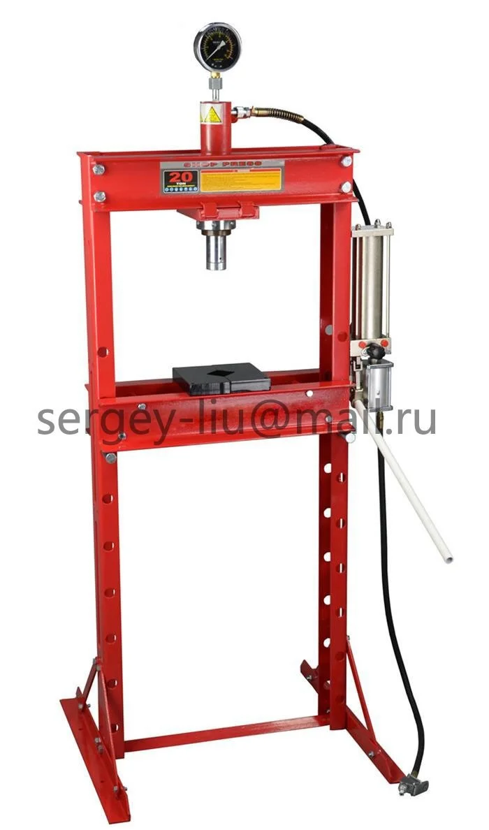 20-тонный пресс с двухстоечной рукой Gague пневматический стол гидравлическим
