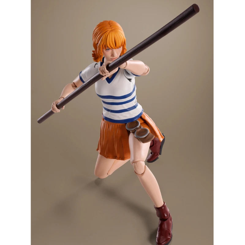 В наличии оригинальные Bandai One Piece SHF Nami фигурки анимации игрушки подарки модель