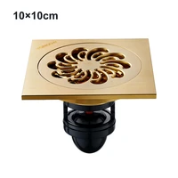 copper floor drain 1010 anti bug with nozzle magnetic levitation inner core deodorant shower room hardware accessories