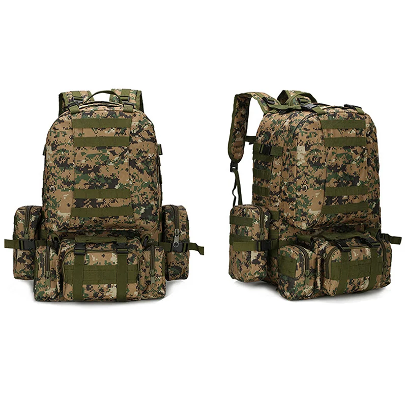 

Outdoor Tactical Backpack 50L Large Capacity Molle Army Military Assault Bags Camouflage Trekking Hunting Camping Hiking Bag