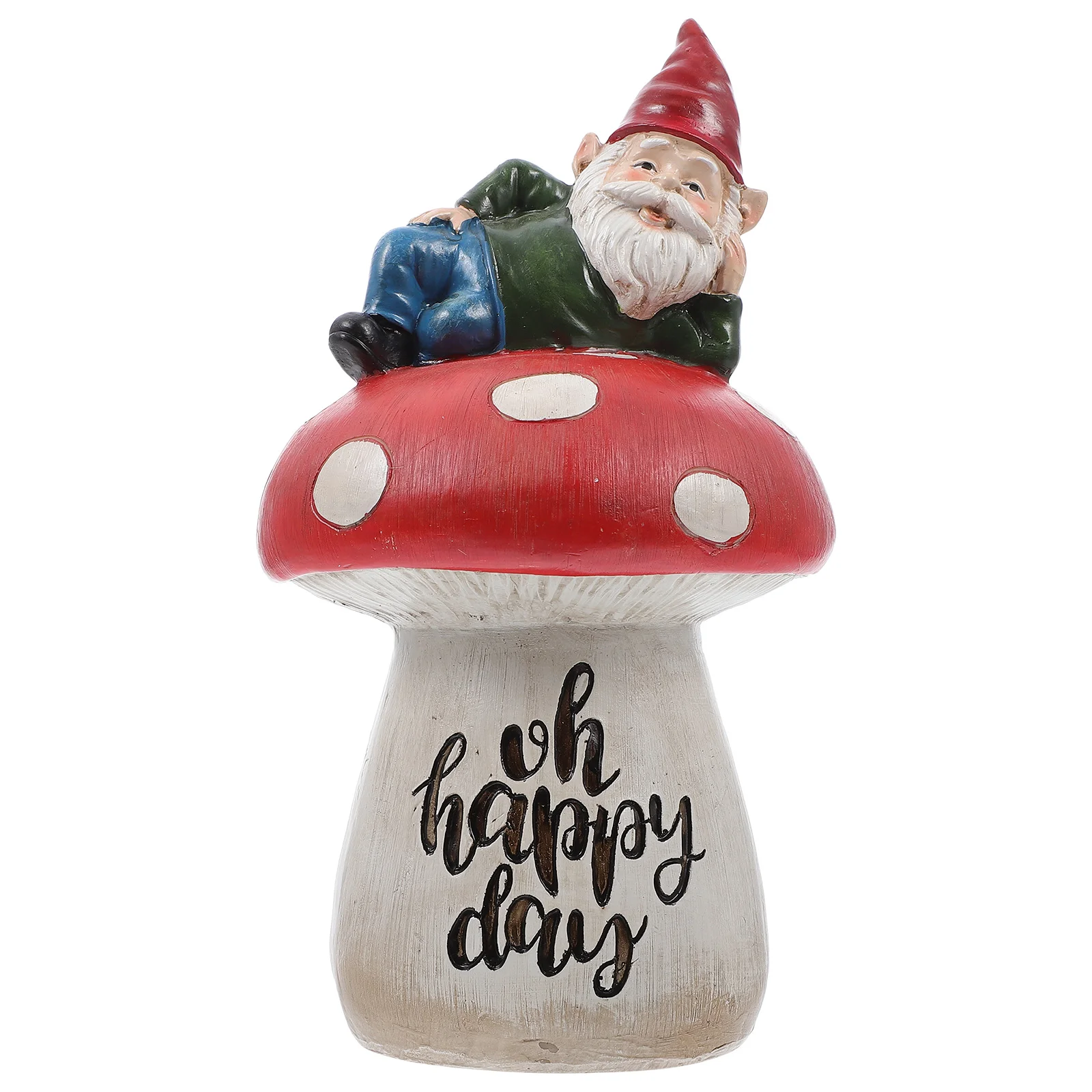 

1Pc Lovely Resin Home Decoration Exquisite Small Gnome Figurine Adornment