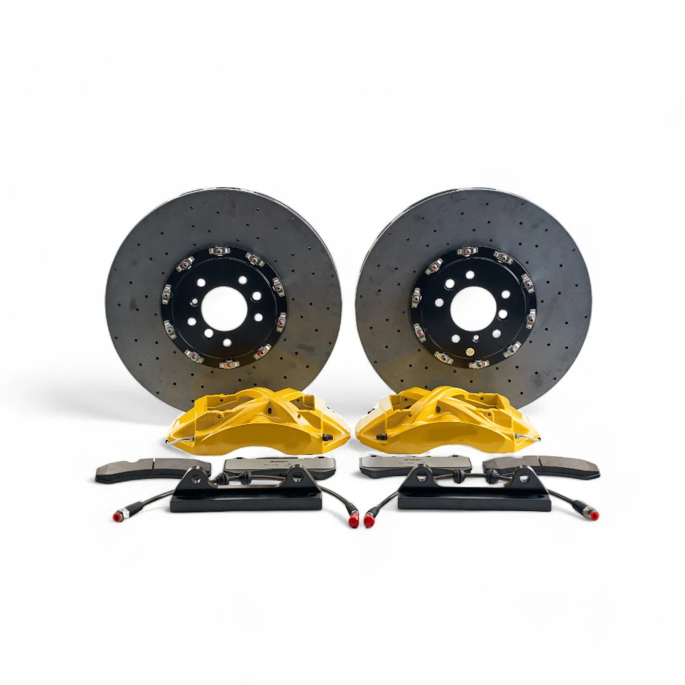 Углеродно-керамические диски X61 Серебристый суппорт с заднем колесом тормозного