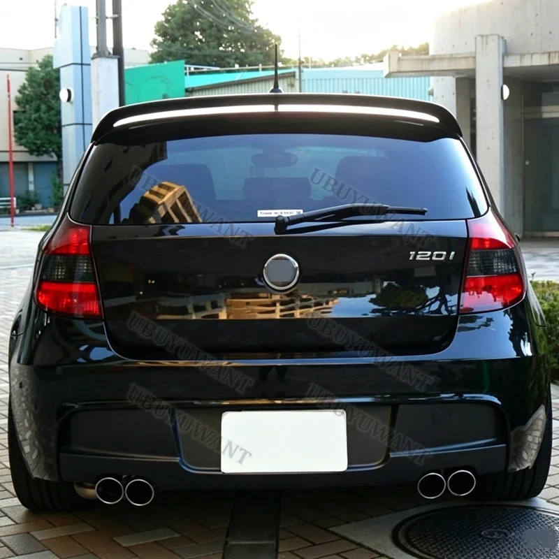 Фото Для BMW 1 серии E81 E87 120i 118i 116i 2004-2012: задний спойлер из карбона, крыло для автомобиля №2