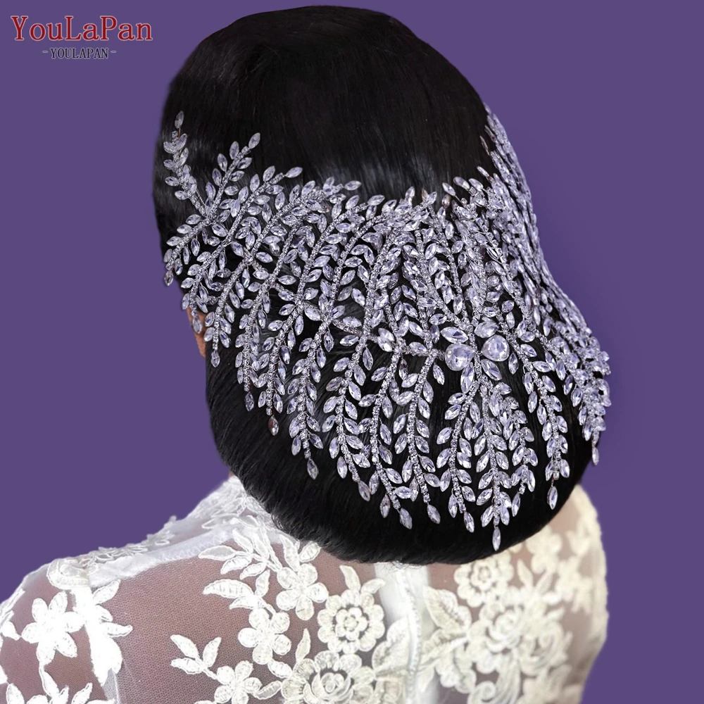YouLaPan HP435 Luxury Bridal Hair Accessories Rhinestone Wedding Headband Flower Bride Headpiece Women Headdress Gift - купить по