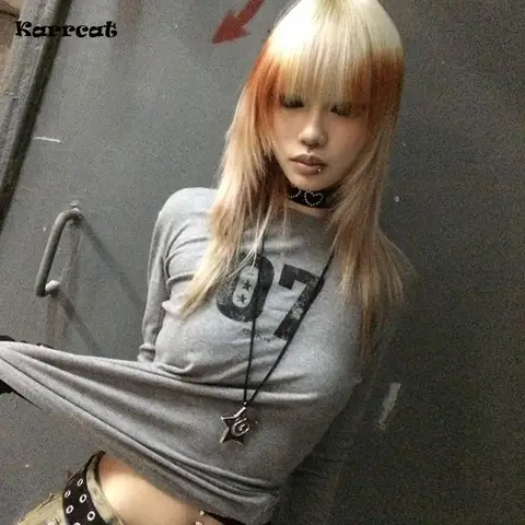 Karrcat Trashy Y2k футболка из модаля