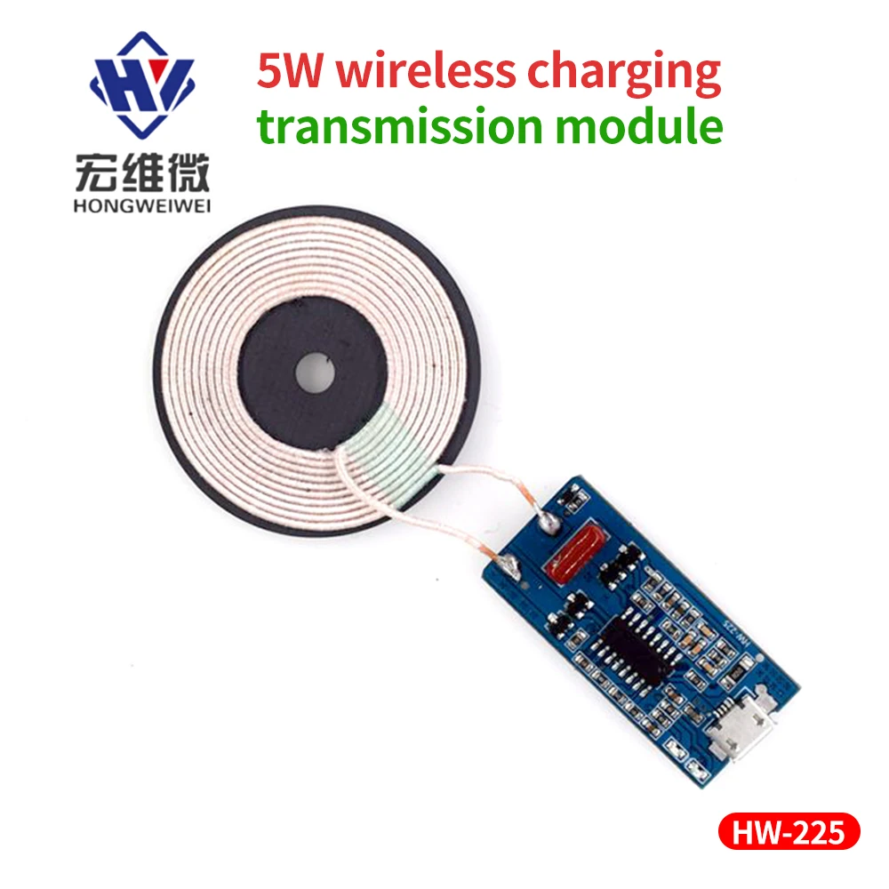 

Portable 5W Qi Fast Charging Wireless Charger PCBA DIY standard Accessories transmitter module coil circuit board