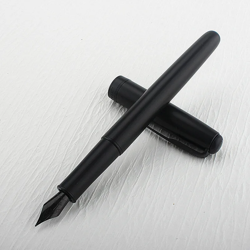 Перьевая ручка MONTE MOUNT Jinhao 75 металлическая чёрная/красная