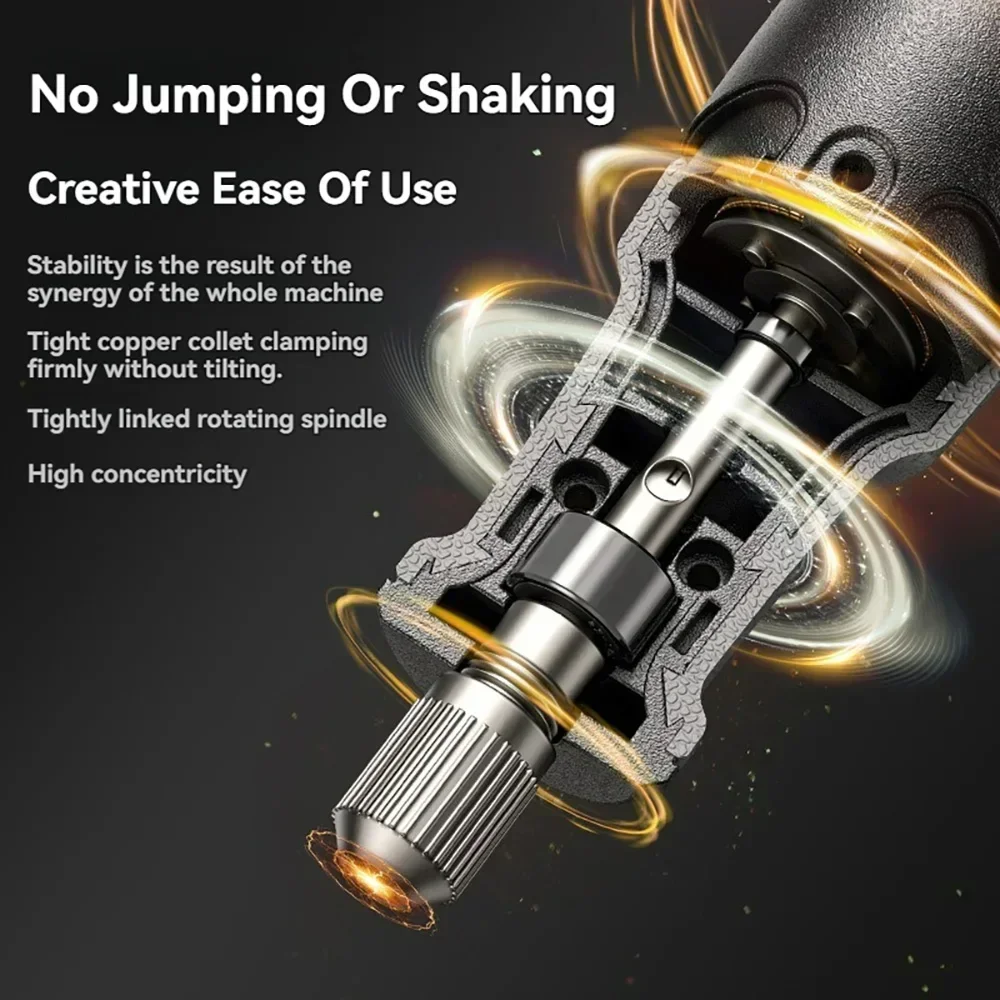 Набор беспроводной электродрели 5000-25000r 5 скоростей вращающийся микроинструмент