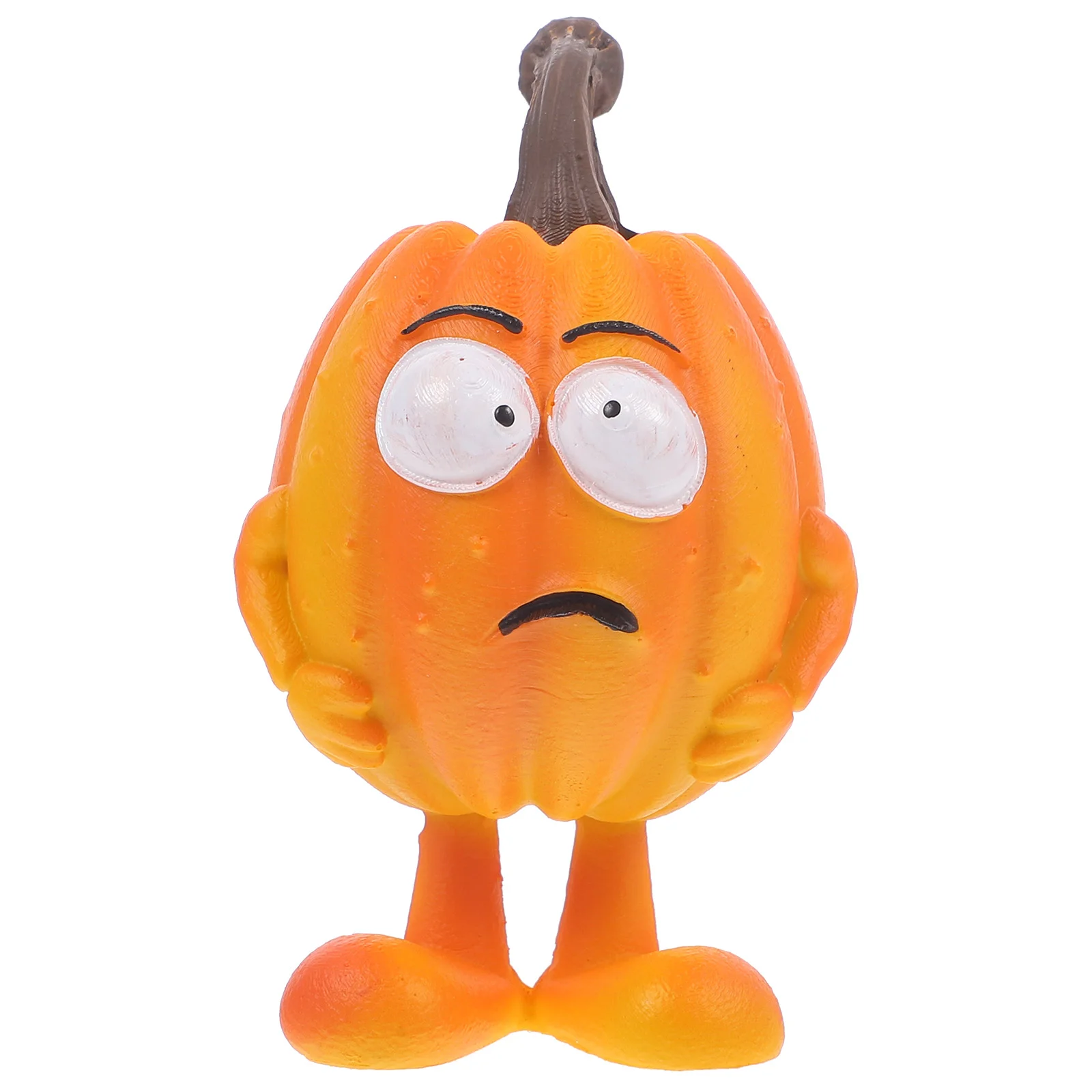 

Halloween Pumpkin Figurine Funny Pumpkin Statue Resin Halloween Decoration Table Ornament