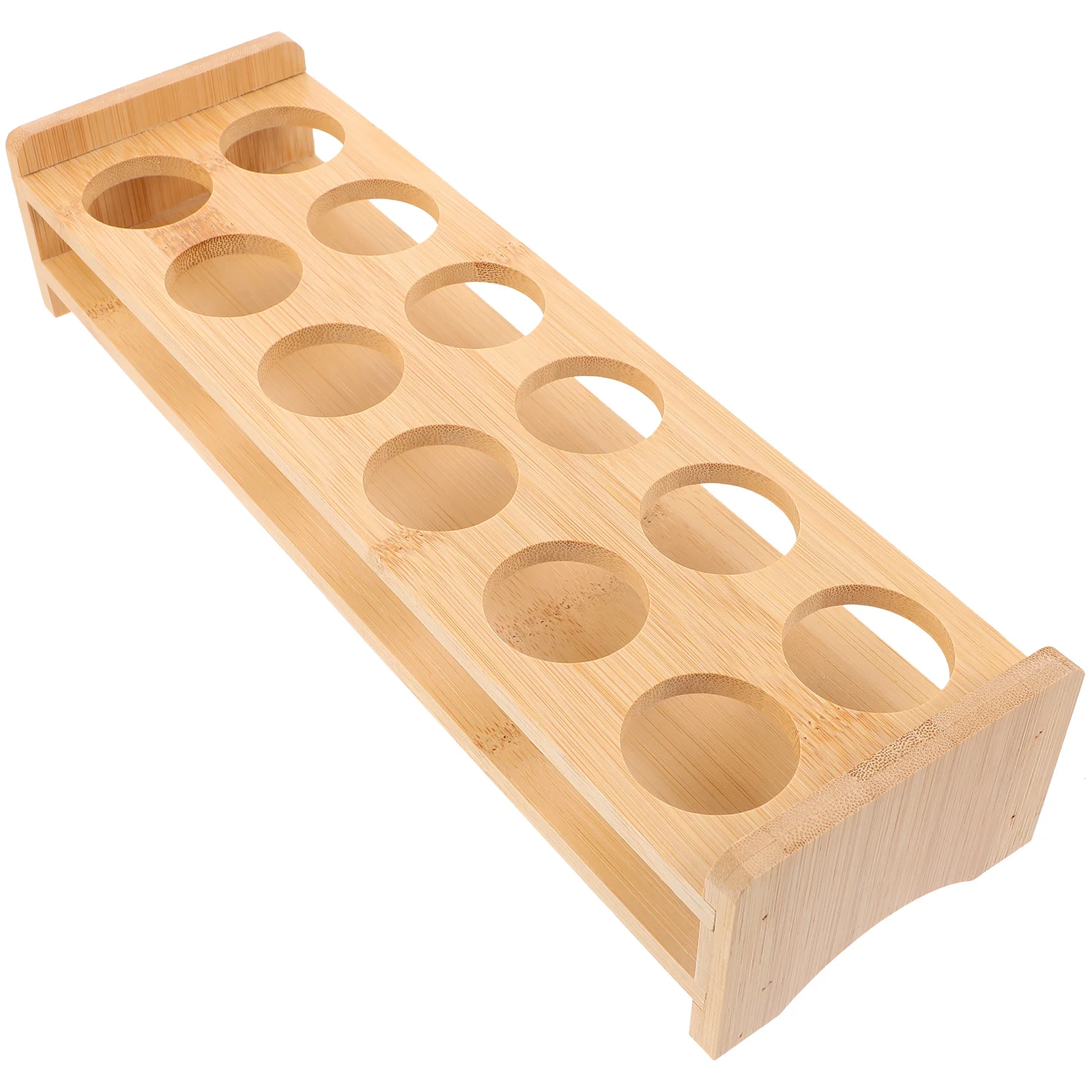 

Show Rack Whiskey Glasses Organizer Whisky Cups Holder Wooden Shot Display
