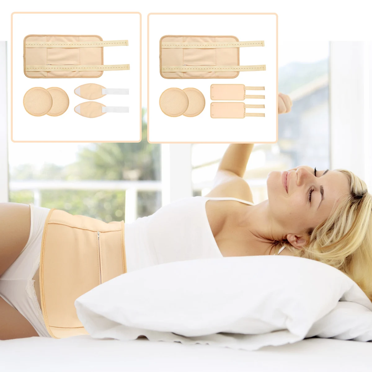 

Набор аксессуаров для хранения 3 шт., моющаяся многоразовая масляная обертка для ног с подушечками для эфирного масла, с регулируемой эластичностью