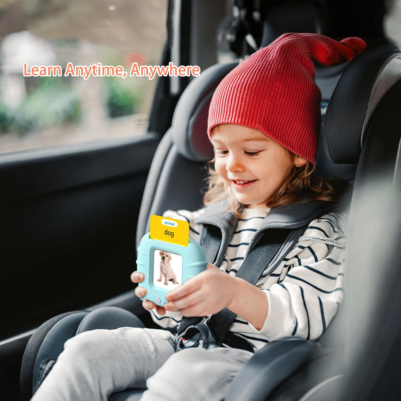 Фото Early Education Flash Card Learning Toys Talking Flashcards for Kids Preschool English Electronic Audio Book Machine Gift №5