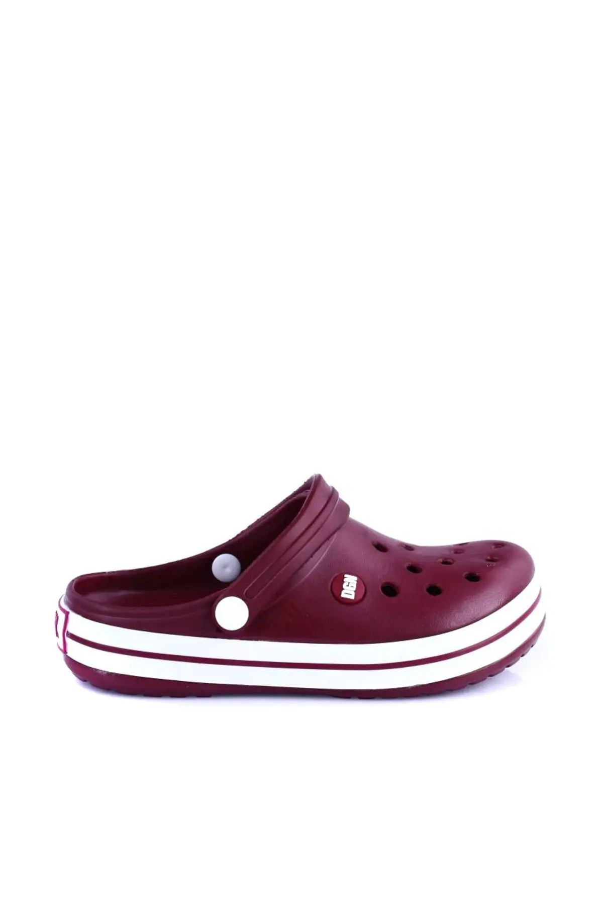 

Burgundy white burgundy women's slippers E195.Z.000-1580