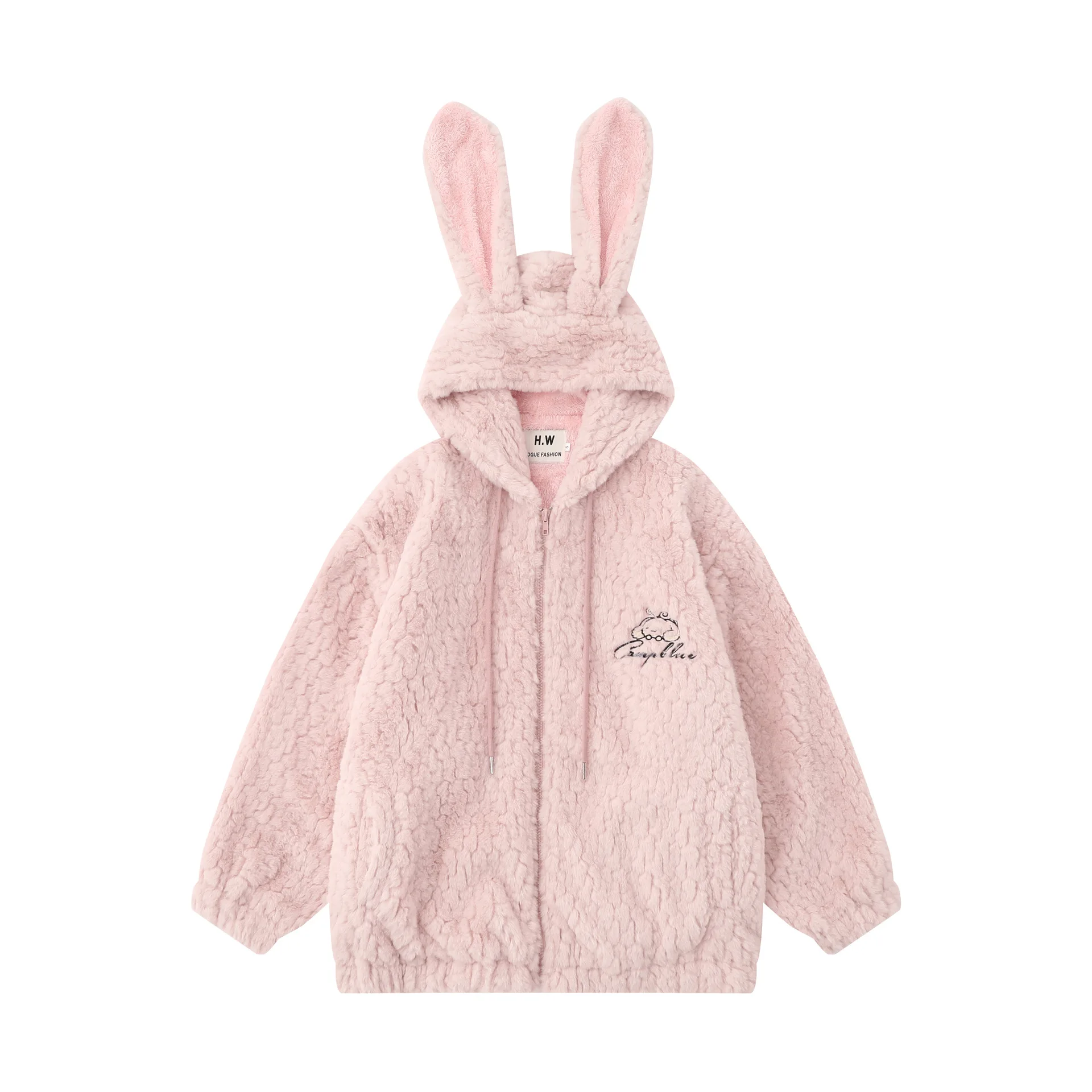 

Стеганое пальто из овечьей шерсти, Real Shot, Свободная версия, Американские милые кроличьи уши, New Furry, Осень и зима, 427, 2023 г.