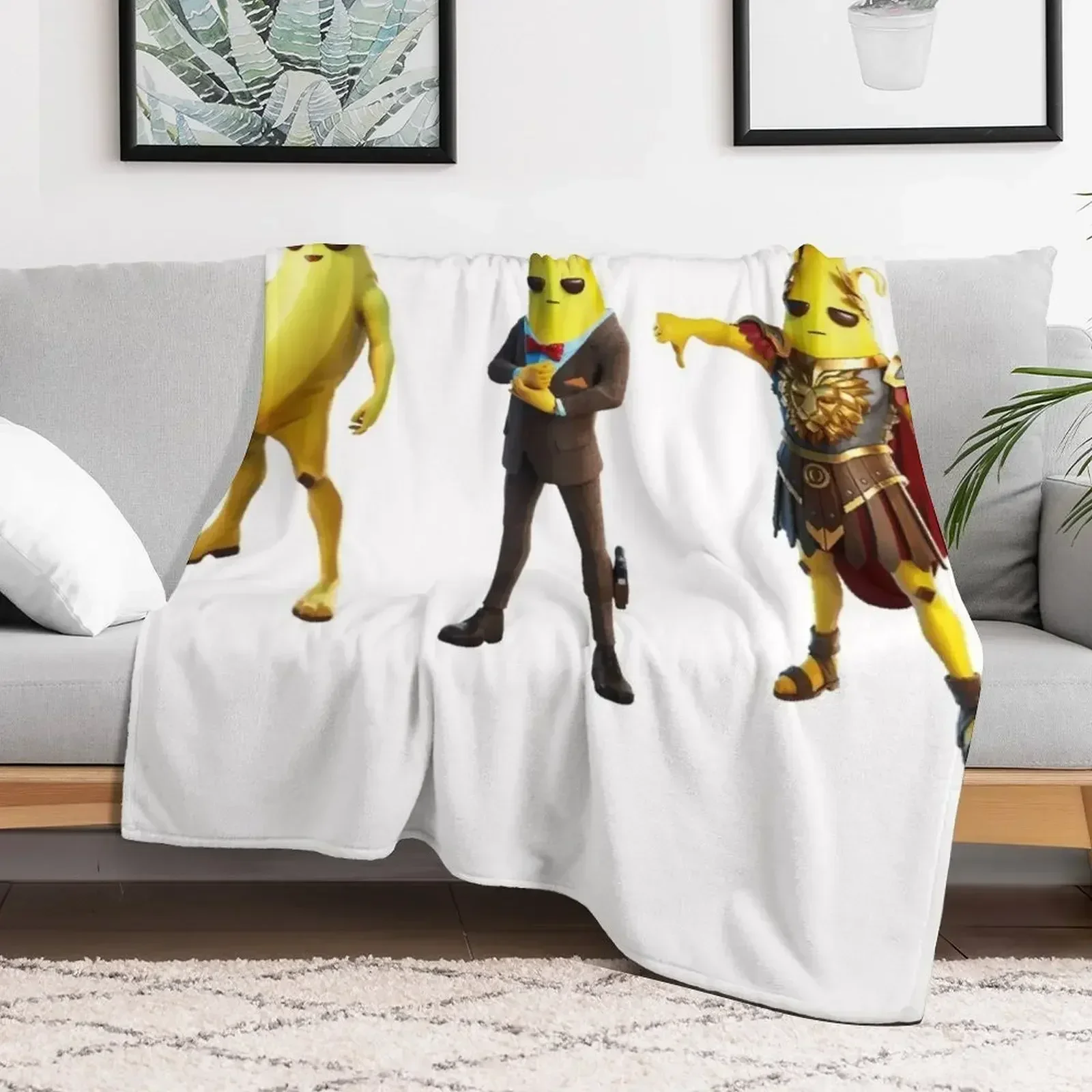 Одеяло с игровыми персонажами Banana Peely плюшевые одеяла для кровати среда
