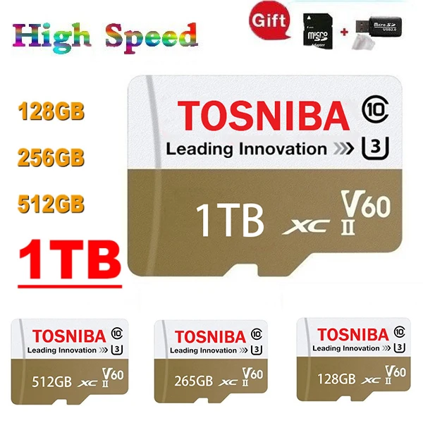 Micro-SD Card Mini SD Card Class10 Memory Card 1TB/512GB/256GB/128GB   Extreme Pro Mobile Phone Memory Card