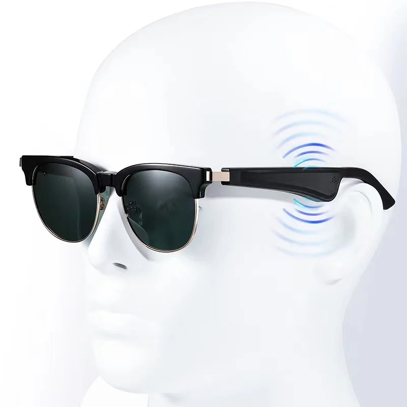 

New Smart Sunglasses Fashion Polarized Sunglasses Outdoor Driving Open Smart Audio Glasses