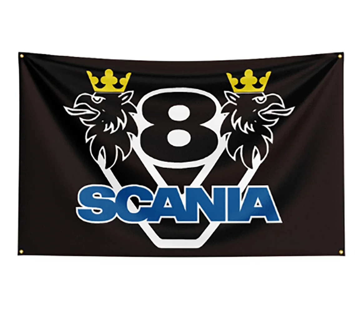 Печатный флаг Scanias из полиэстера 90x150 см 3x5 футов