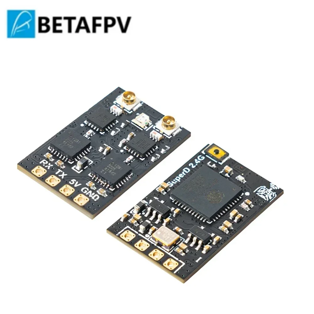 BETAFPV SuperD ELRS 2 4G/915 МГц/868 МГц приемник гусеничности ExprssLRS RX 2T антенны TCXO IN для RC FPV