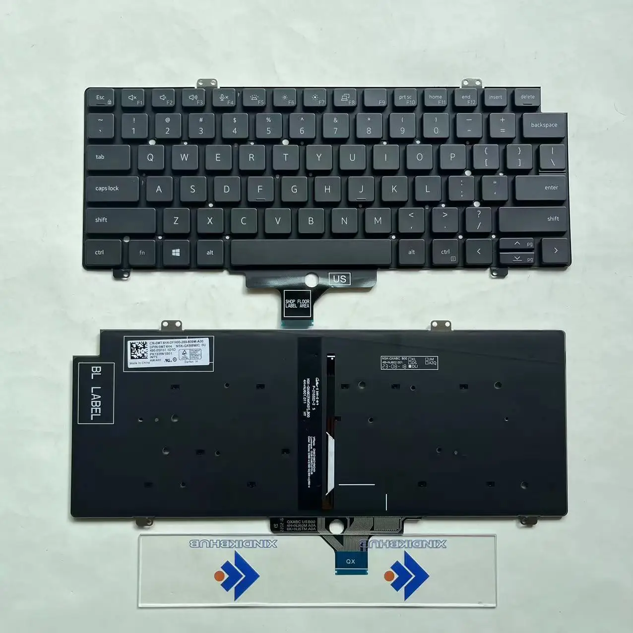 XIN-Russian-US клавиатура для ноутбука с подсветкой DELL Latitude 5420 5421 7420 7430 7520 7521 P137G P119G P119G001