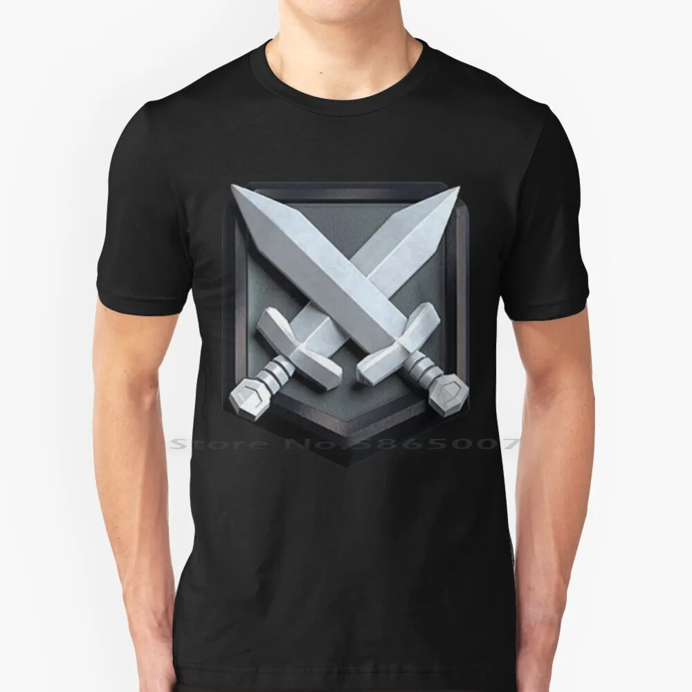 Logo-Clash.royale Challenger 2 футболка 100% хлопок Csgo игры свиной гонщик Coc съесть сон