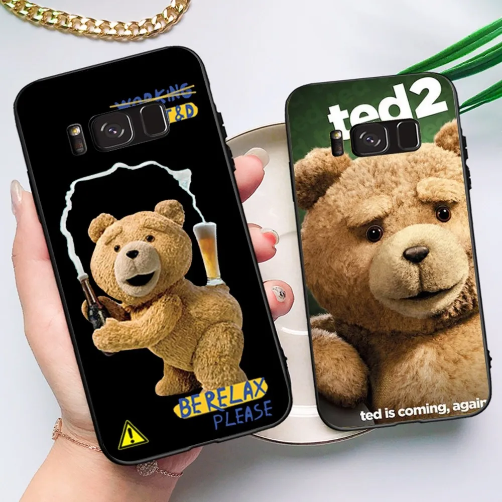 Cute Teddy Bear Beer Phone Case For Samsung Note 8 9 10 20 Pro Plus Lite M 11 30 21 31 51 A 22 42 02 03