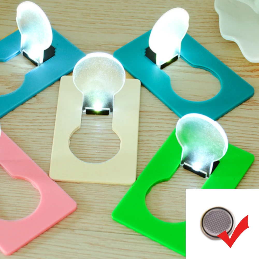 

Mini Led Credit Card /Wallet/Portable/Card Pocket Light Bulb lamp Christmas Card/Switch Card Sharp led Light Bulb Card Light
