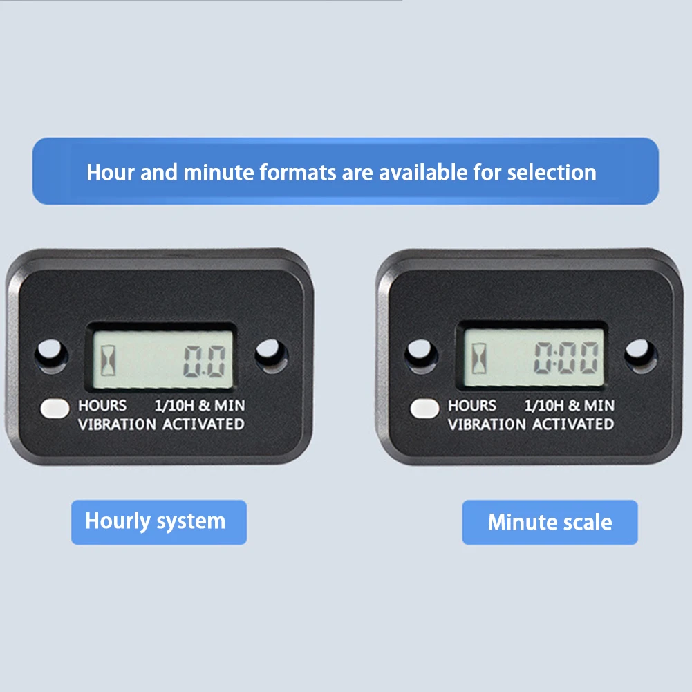 ЖК-дисплей цифровой вибротахометр водонепроницаемый датчик двигателя