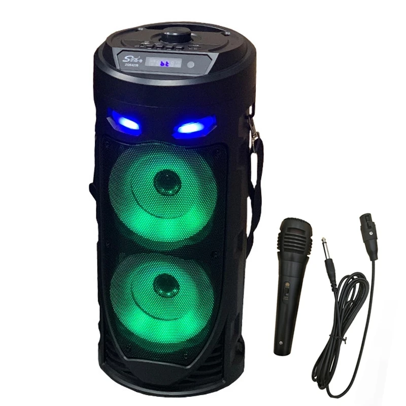 

30W Bluetooth Speaker Wireless Portable Sound Column High Power Stereo Subwoofer Bass Party Speaker with Microphone Home Karaoke