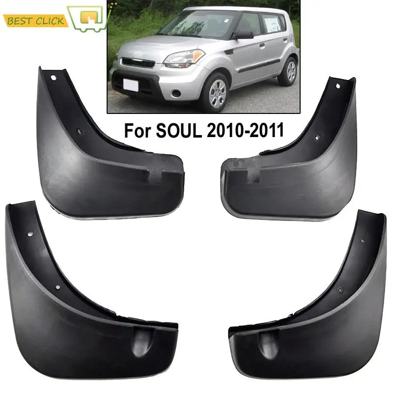 

Брызговики для Kia SOUL 2010 2011, передние и задние