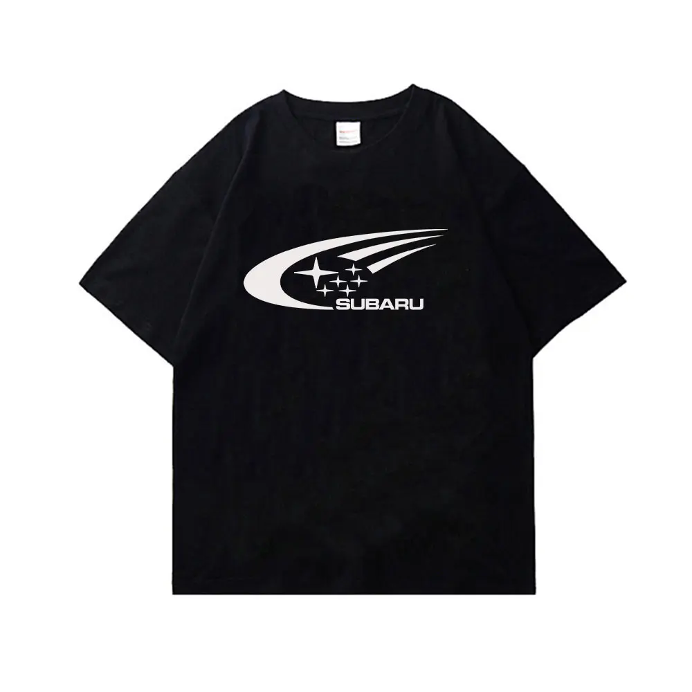 

Car Subarus T Shirt For Men Women 100% Cotton Casual Top 2023 Best Selling Short Sleeve T-shirts Boy's Girl's Summer Clothing
