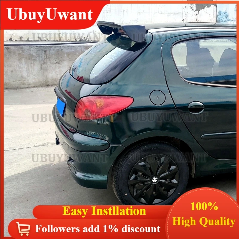 Спойлер из АБС-пластика для Peugeot 206 207 208 308 2008 2022 |