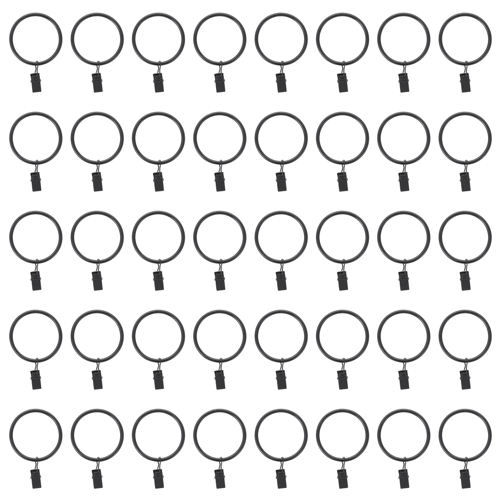 

Curtain Shower Hook Metal Clip Bathroom Drapery Clips Rings Ring Hanger Rail Holder Accessories