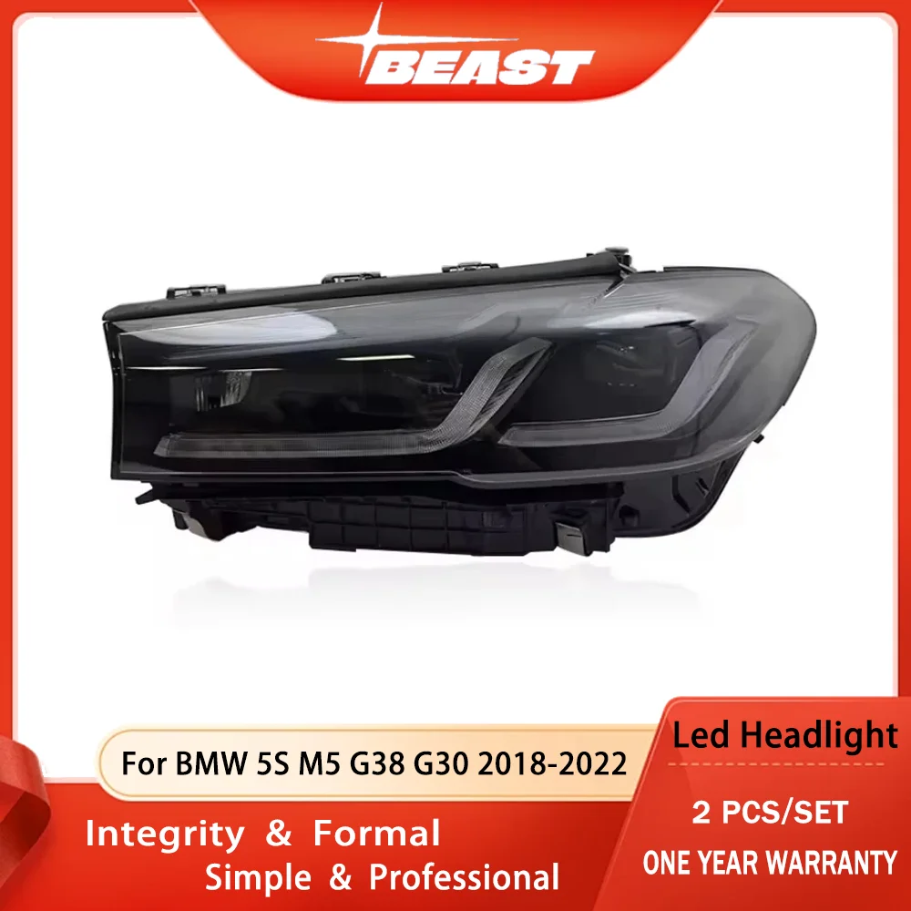 SMVP автозапчасти оригинальная улучшенная модель передние фары для BMW 5 серии M5 G38 G30