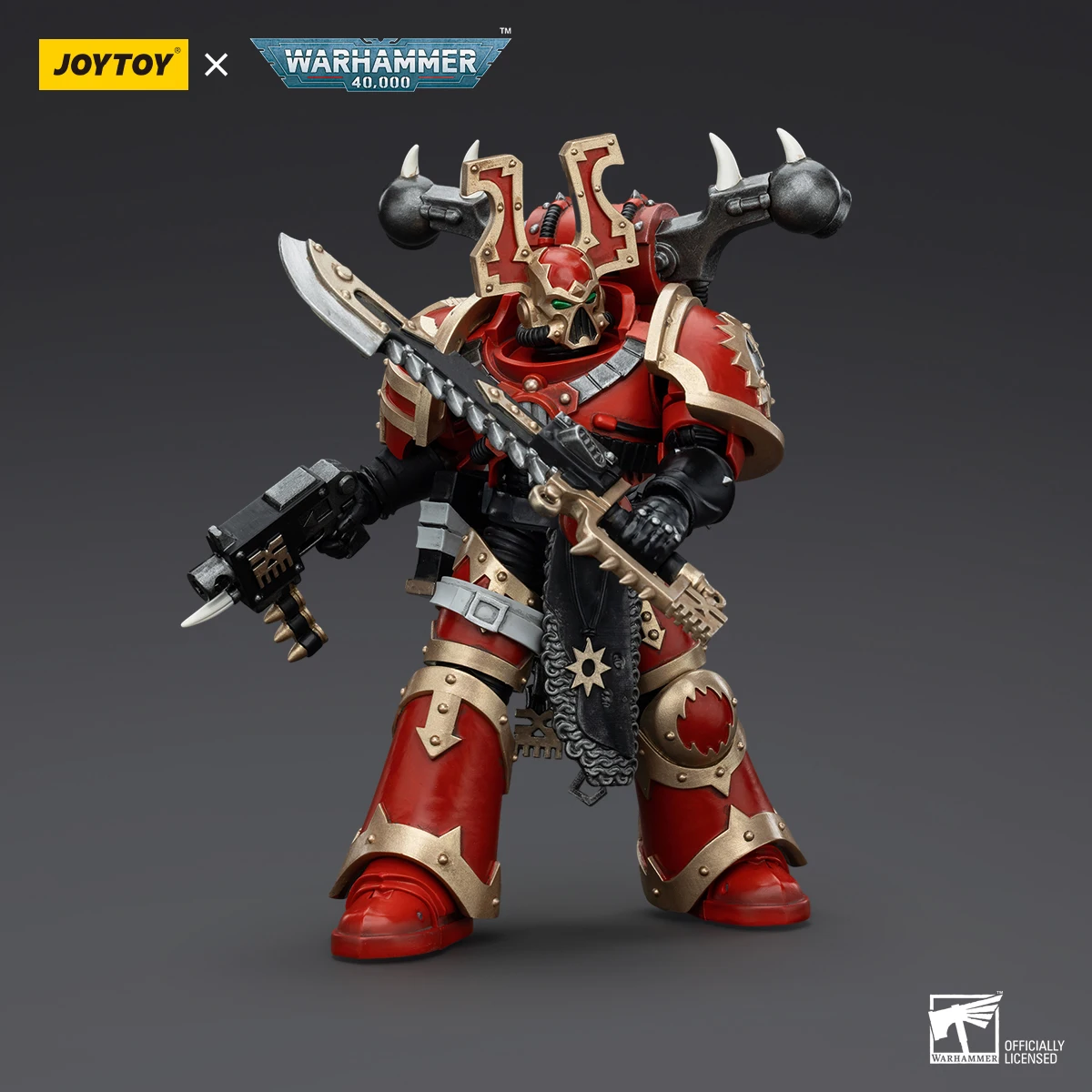 JOYTOY Warhammer 40k 1/18 Фигурка World Eaters Khorne Berzerker Суставная подвижная фигурка Коллекция