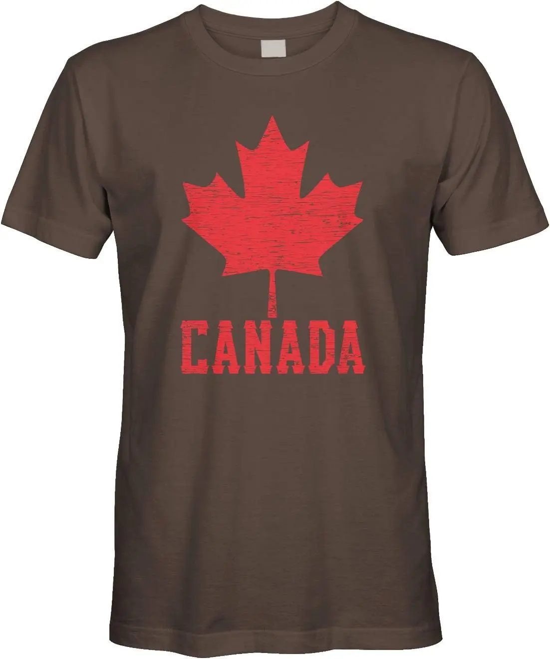 Мужская футболка с канадским флагом и Кленовым листом